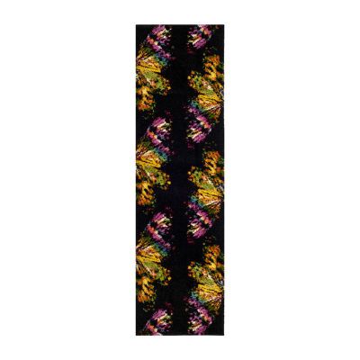 Safavieh Phyliss Abstract Shag Rectangular Runner