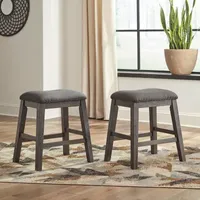 Signature Design by Ashley® Caitir Set of 2 Counter Height Upholstered Stools