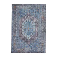 Weave And Wander Maine Medallion Indoor Rectangular Accent Rug
