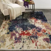 Weave And Wander Frida Abstract Indoor Rectangular Accent Rug