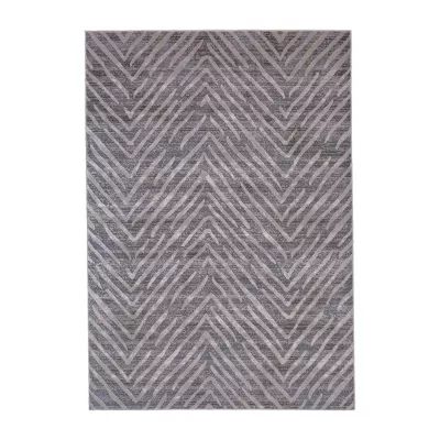 Weave And Wander Eloise Chevron Indoor Rectangular Accent Rug