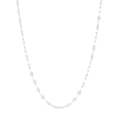 Silver Treasures Made Italy Sterling 16-30" Chain Necklace