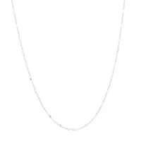 Silver Treasures Made Italy Sterling - 20" Chain Necklace