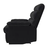 ProLounger Barbera Wall Hugger Biscuit Tufted Recliner Stain-Resistant Microfiber