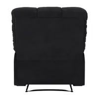 ProLounger Barbera Wall Hugger Biscuit Tufted Recliner Stain-Resistant Microfiber