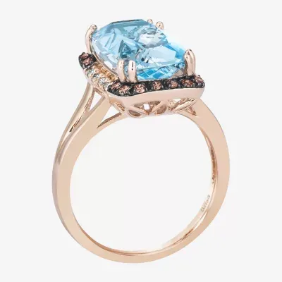 Le Vian Grand Sample Sale® Ring featuring 6  3/8 cts. Blue Topaz, / Diamonds