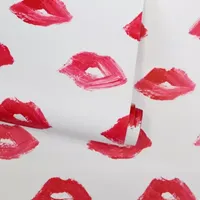 Novogratz Painted Lips Peel And Stick Wallpaper