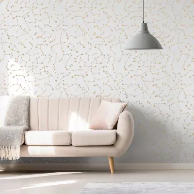 Novogratz Constellations Frost Peel And Stick Wallpaper