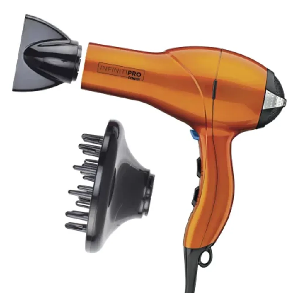 Conair Infinite Pro 1875w Orange Hair Dryer Temperature Control Hair Dryers