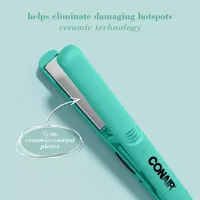 Conair Mini Pro Ceramic Flat Iron 1/2" Flat Iron