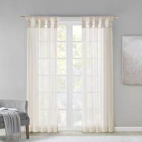 Madison Park Elowen Tab Top Sheer Set of 2 Curtain Panel