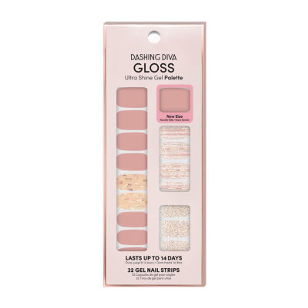 Dashing Diva Gloss Shine Gel Nail Strips Palette Appliques