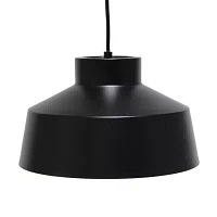 All the Rages Lalia Home Black Industrial Barn Pendant Lights