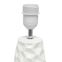 All the Rages Simple Designs Sculpted Table Lamp