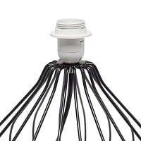 All the Rages Simple Designs Geometrically Wired Table Lamp