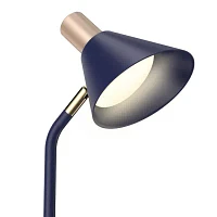 Sheffield Labs 18" James Matte Blue & Gold Led Desk Lamp