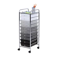 Honey Can Do Gray 10-Drawer Rolling Storage Cart