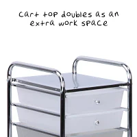 Honey Can Do Gray 10-Drawer Rolling Storage Cart