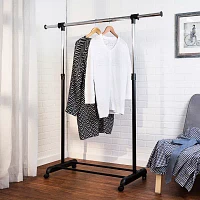 Honey Can Do Chrome Adjustable Clothes Rack