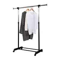 Honey Can Do Chrome Adjustable Clothes Rack