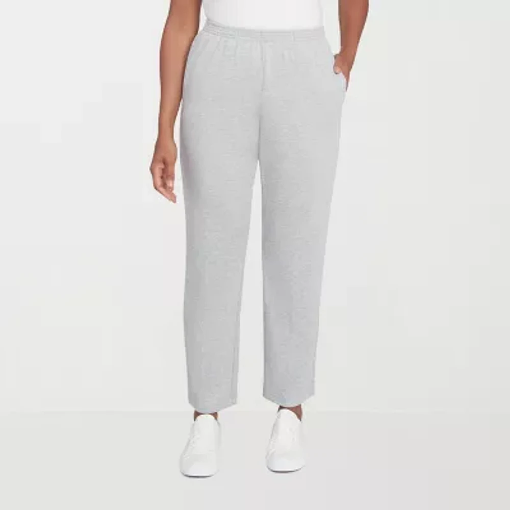 Alfred Dunner Casual Fridays Womens Straight Pull-On Pants