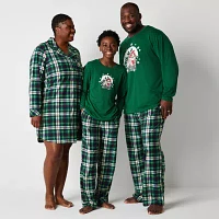 North Pole Trading Co. Womens Plus Long Sleeve Matching Family Nightshirt