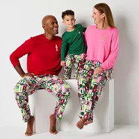 North Pole Trading Co. Little & Big Unisex Microfleece 2-pc. Christmas Matching Family Pajama Set