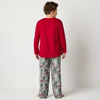 North Pole Trading Co. Unisex Husky Crew Neck Long Sleeve 2-pc. Matching Family Pant Pajama Set