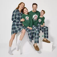 North Pole Trading Co. Mens Big Crew Neck Long Sleeve 2-pc. Matching Family Pant Pajama Set