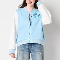 Hello Kitty  Snow Angel Fleece Bomber Jacket Midweight Womens Juniors