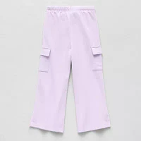 Okie Dokie Toddler & Little Girls Wide Leg Cargo Pant