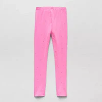 Thereabouts Little & Big Girls Sparkle Knit Full Length Leggings