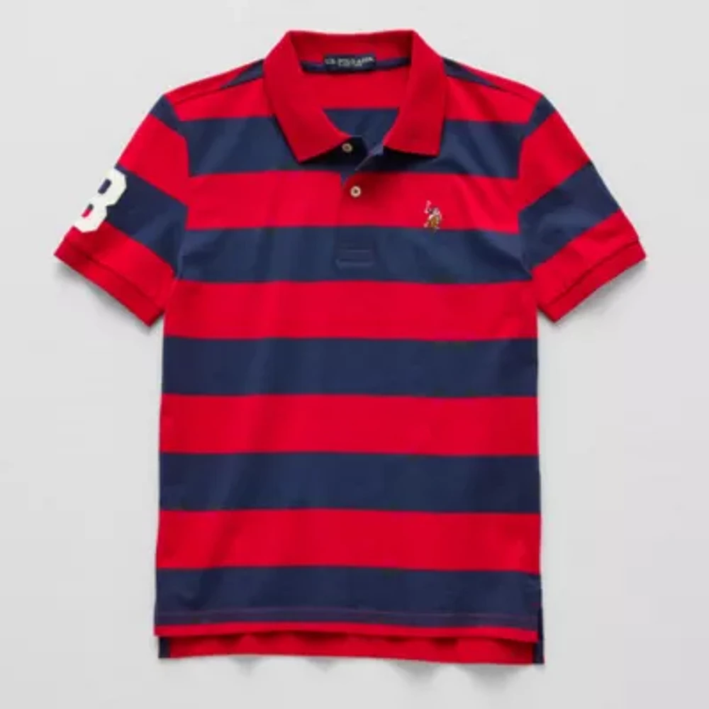 U.S. Polo Assn. Little & Big Boys Embroidered Short Sleeve Shirt