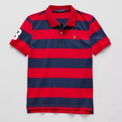 U.S. Polo Assn. Little & Big Boys Embroidered Short Sleeve Shirt