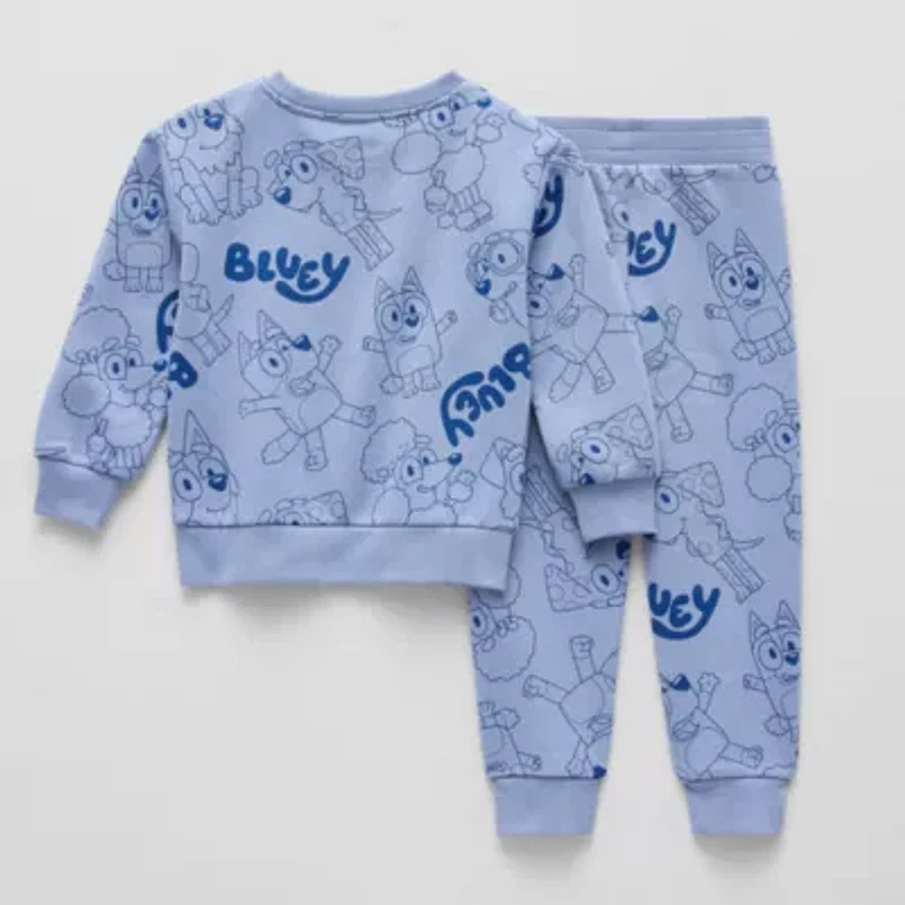 Toddler Boys 2-pc. Fleece Bluey Pant Set