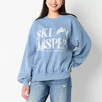 Arizona Juniors Womens Crew Neck Long Sleeve Sweatshirt