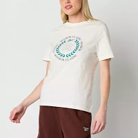 Reebok Womens Crew Neck Short Sleeve T-Shirt