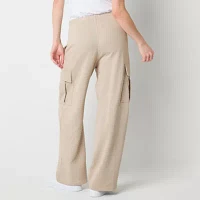 Reebok Womens Mid Rise Straight Cargo Pant