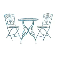 Semly Patio Collection 3-pc. Bistro Set Folding