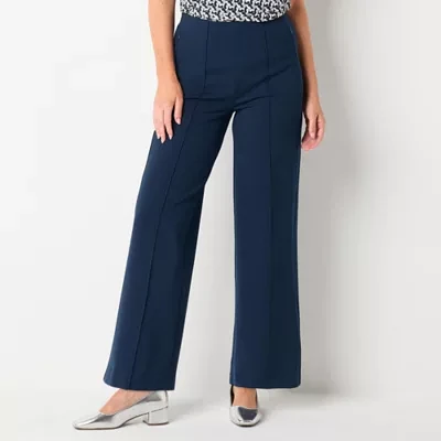 Liz Claiborne Womens Wide Leg Palazzo Pant