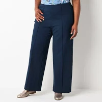 Liz Claiborne Womens Wide Leg Palazzo Pant-Plus