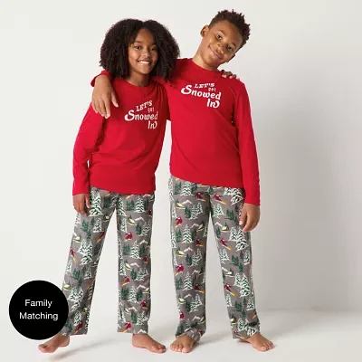 North Pole Trading Co. Little & Big Unisex 2-pc. Christmas Matching Family Pajama Set