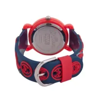 Marvel Spiderman Boys Blue Strap Watch Wma000161