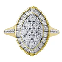 Womens / CT. T.W. Mined White Diamond 10K Gold Cocktail Ring