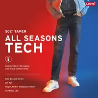 Levi's® Men's 502™ All Seasons Tech Tapered Regular Fit Jeans – Stretch