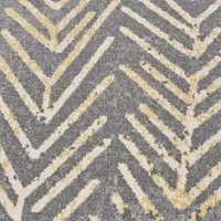 Weave And Wander Amaya Chevron Indoor Rectangular Area Rug