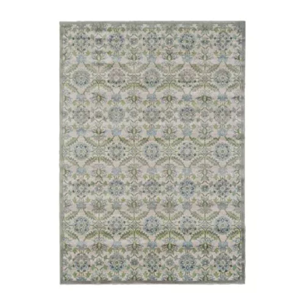 Weave And Wander Elianna Floral Indoor Rectangular Accent Rug