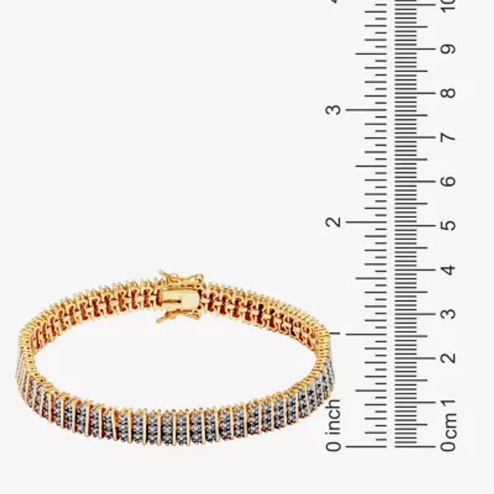 Diamond-Accent Multi-Row Tennis Bracelet