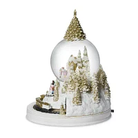 Roman 11in Lighted Musical Dome Plays Music Christmas Tabletop Decor