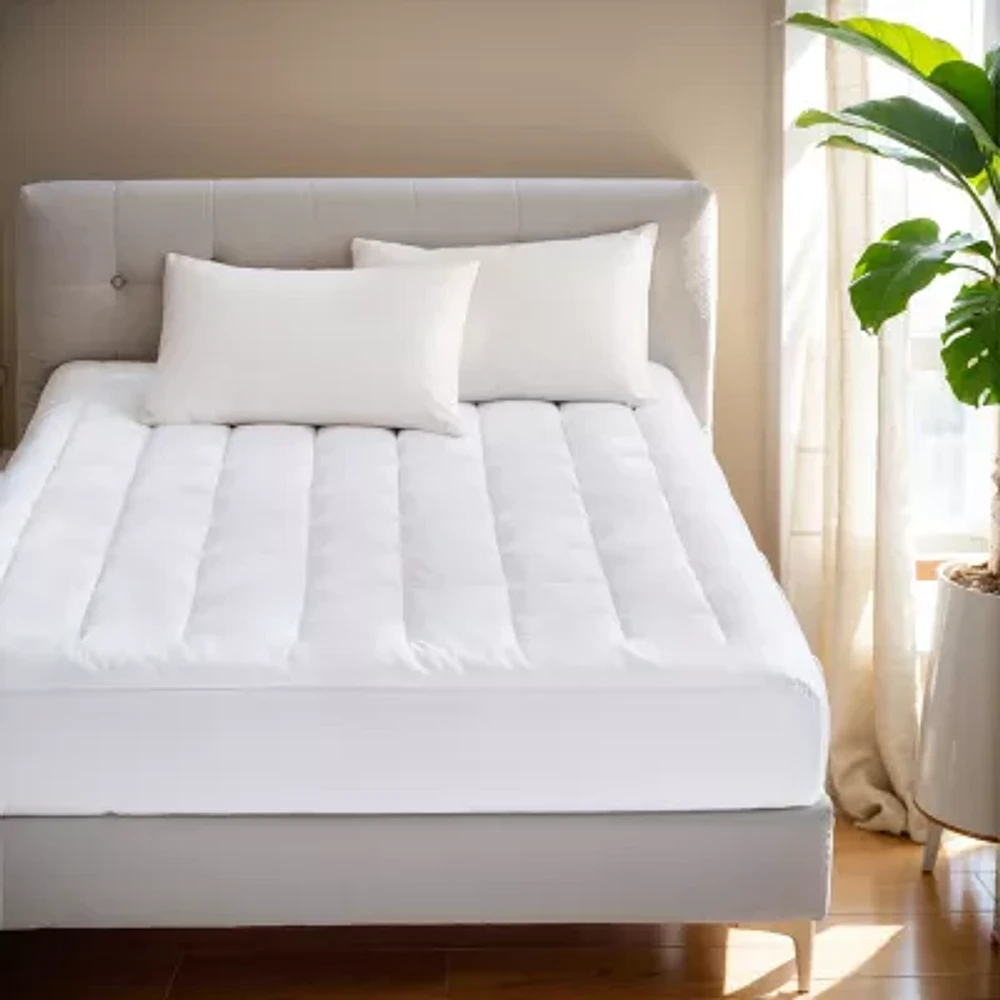 Madison Park Cloud Soft Plush Waterproof Quilted Mattress Pad